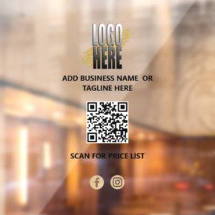 Add Your Logo QR Code Professional Business 