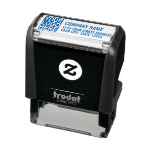Add Your Logo Return Address Self-inking Stamp