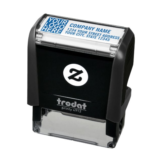 Add Your Logo Return Address Self-inking Stamp (Product)