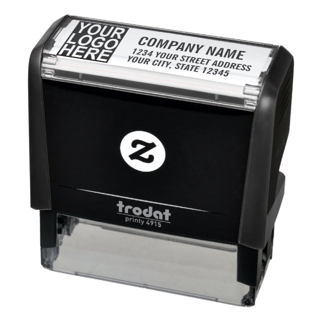 Add Your Logo Return Address Self-inking Stamp (Product)