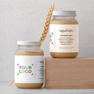 Add Your Logo Simple Ingredient Product Label