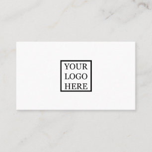 Add Your Logo Simple Minimalist Business Card