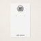Add Your Logo Simple White Earring Display Card