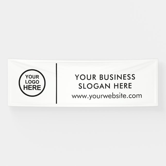 Add Your Logo Slogan And Text Promotional  Banner (Horizontal)