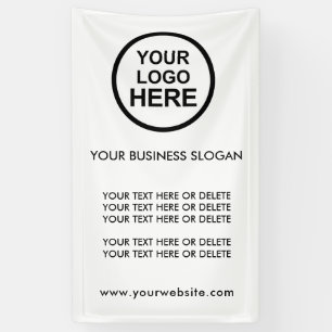 Add Your Logo Slogan And Text Promotional Banner