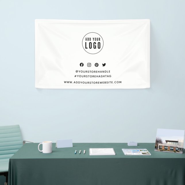 Add Your Logo Social Media Branding Marketing Banner (Tradeshow)