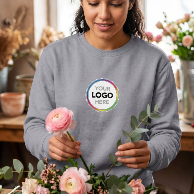 Add Your Logo Sweatshirt - Central Chest Placement (Creator Uploaded)