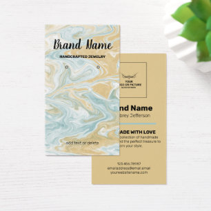 Add Your Logo - Swirl Twirl Design - Display Card