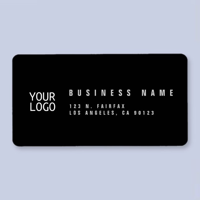 Add Your Logo Template Return Address Label (Creator Uploaded)