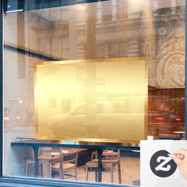 Add Your Logo Text Blank Background Extra Large XL (Cafe Window)
