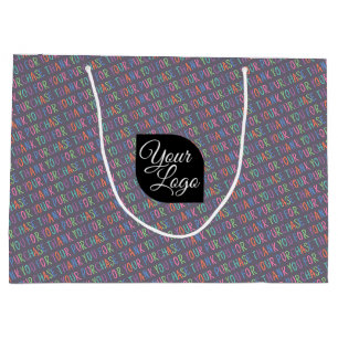 Add Your Logo Thank You For Your Purchase Branded Large Gift Bag