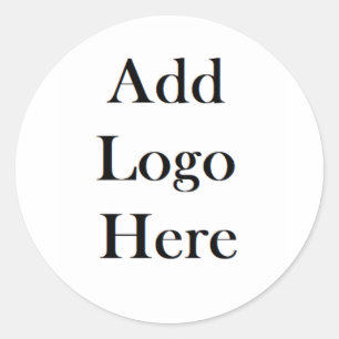 Add Your Logo to this Classic Round Sticker