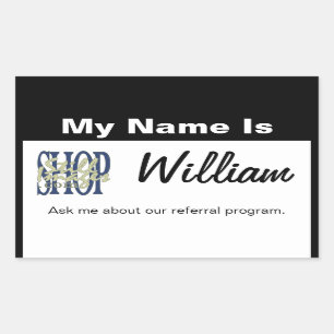 Add Your Logo to this Custom Name Tag