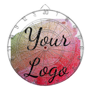 add your logo website pink green golden simple mi dartboard