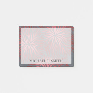 Add Your Name 2-Up Dianthus II Post-it Notes