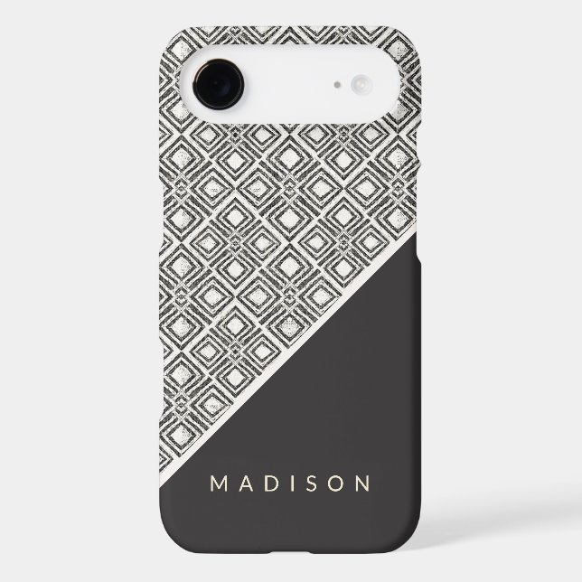 Add Your Name | African Wild Pattern Case-Mate iPhone Case (Back)