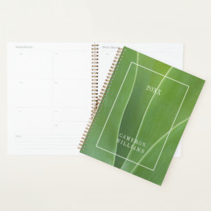 Add Your Name   Agave Plant Close Up Planner