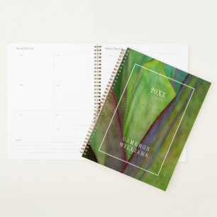 Add Your Name Agave Plant Detail Planner