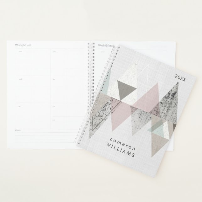 Add Your Name | Amuse II | Geometric Modern Planner (Display)