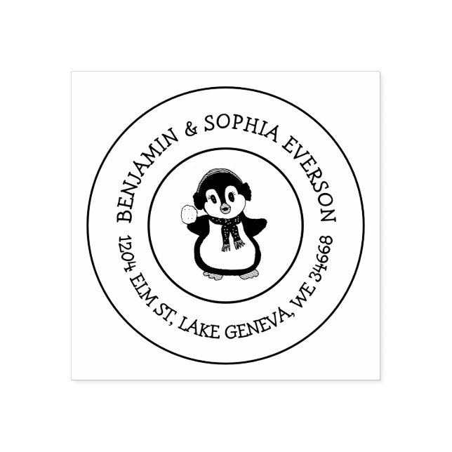 Add your Name and Address Rubber Stamp (Imprint)