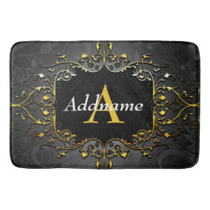 Add your name and initial bath mat