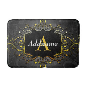 Add your name and initial bath mat