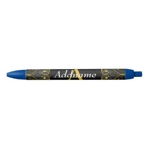Add your name and initial black ink pen