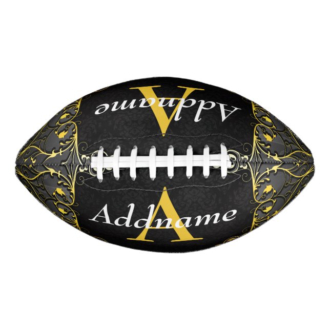 Add your name and initial football (Front)