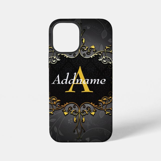 Add your name and initial iPhone case (Back)
