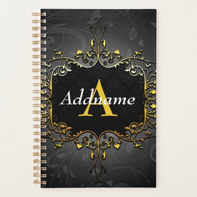 Add your name and initial planner (Front)