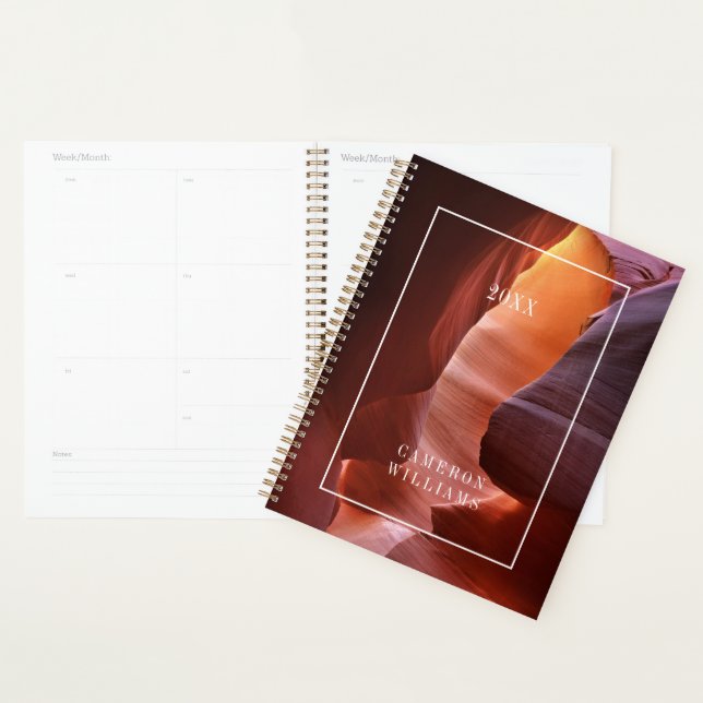 Add Your Name | Antelope Canyon Slot Formations Planner (Display)