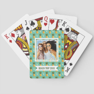 Add Your Name   Bright Pineapples Playing Cards