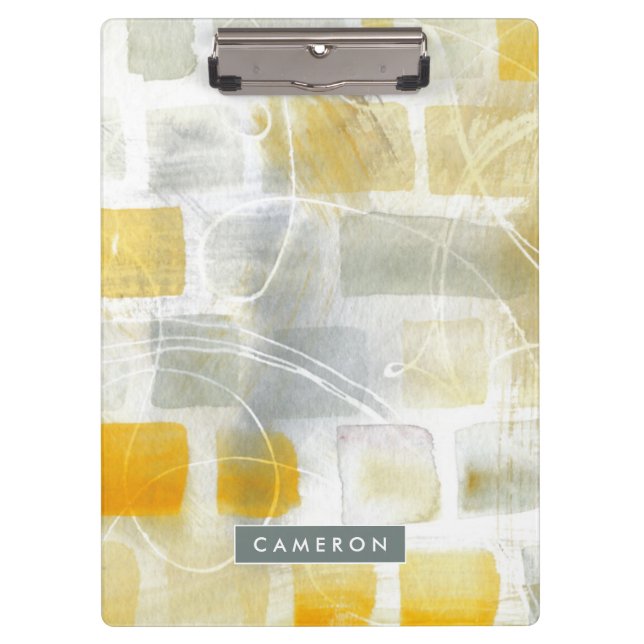 Add Your Name | Caracalla I Abstract Print Clipboard (Front)