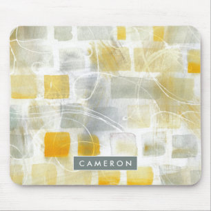 Add Your Name Caracalla I Abstract Print Mouse Pad