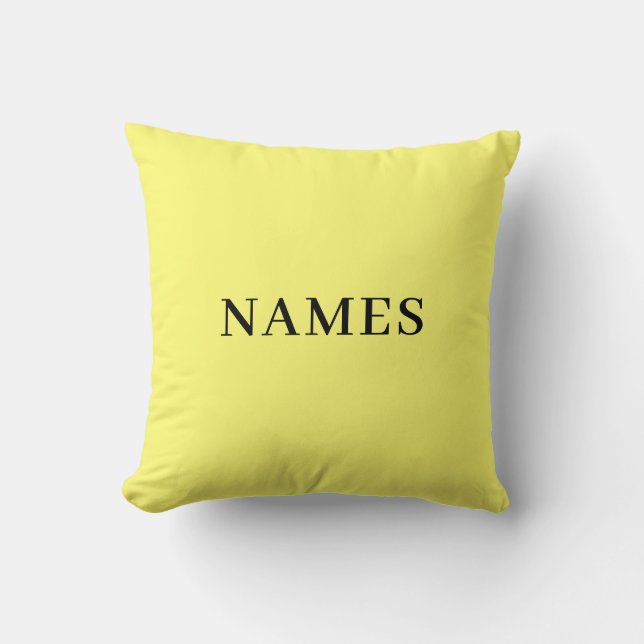 Add Your Name Cushion (Front)