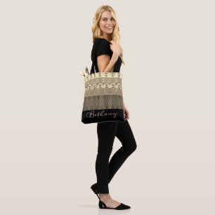 add your name  custom personalised stylish tote bag
