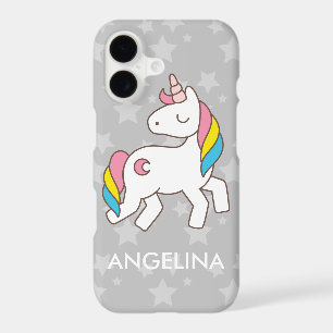 Add Your Name Cute Magical Unicorn Personalised