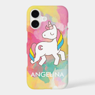Add Your Name Cute Magical Unicorn Personalised