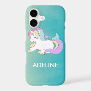 Add Your Name Cute Magical Unicorn Personalised