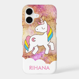 Add Your Name Cute Magical Unicorn Personalized