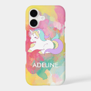 Add Your Name Cute Magical Unicorn Personalized