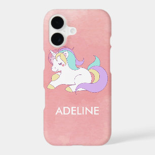 Add Your Name Cute Magical Unicorn Personalized