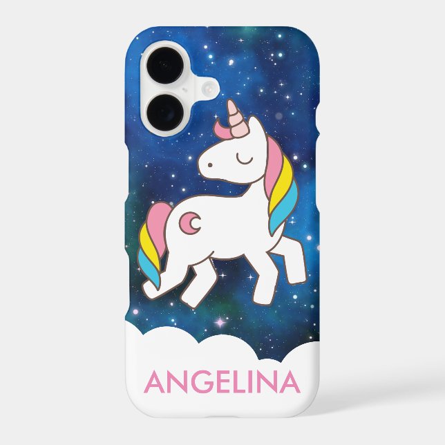 Add Your Name Cute Magical Unicorn Personalized (Back)