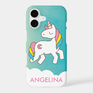 Add Your Name Cute Magical Unicorn Personalized