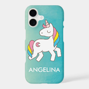 Add Your Name Cute Magical Unicorn Personalized