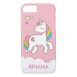 Add Your Name Cute Magical Unicorn Personalized Case-Mate iPhone Case