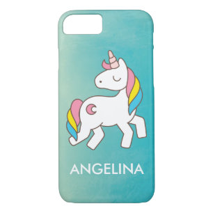 Add Your Name Cute Magical Unicorn Personalized Case-Mate iPhone Case