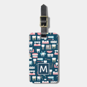 Add Your Name Dental Clinic Office Pattern Luggage Tag