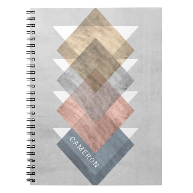 Add Your Name | Diamond Align I Notebook (Front)