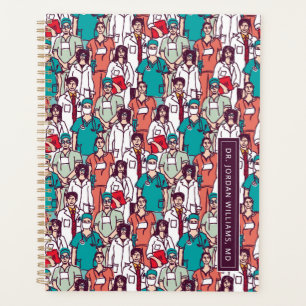 Add Your Name Doctor & Surgeon Pattern Planner